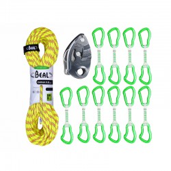 Kit falesia Beal Karma 9.8 - Kong Ergo Anniversary - GriGri