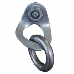 Vertical Placchetta INFINITY 1R Ø10mm con anello in acciaio zincato