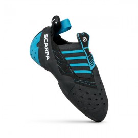 SCARPA Instinct S black/azure scarpette arrampicata